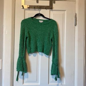 Green sweater. Worn once.